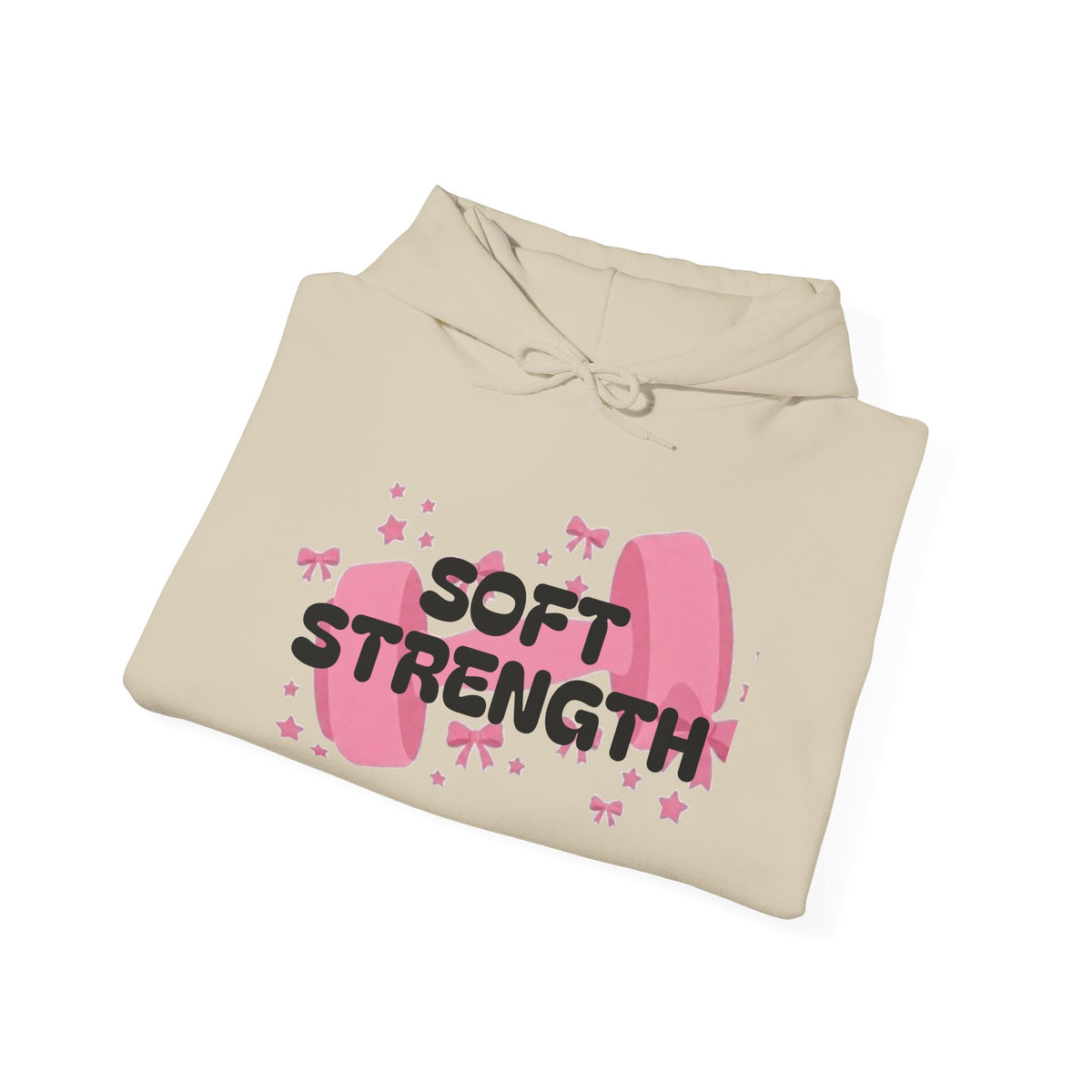 Soft Strength Kettlebell Hoodie | Trust Yourself Motivational Sweatshirt