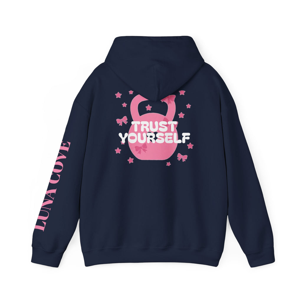 Soft Strength Kettlebell Hoodie | Trust Yourself Motivational Sweatshirt