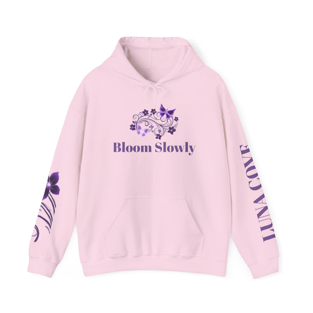 Women's Black Print Hoodie